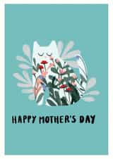 Mother's day Floral Cat created by Rachael Powick