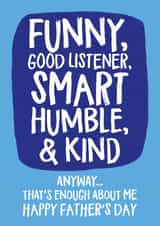 Enough about me... created by Wild Card