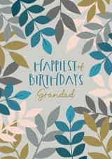 Happiest of Birthdays to a Garden Loving Grandad created by The Pattern Press