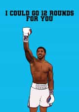 Boxer Anthony Joshua Card created by Certi Celebrations