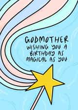 Magical Godmother Birthday Card created by Muses & May 
