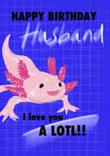 Happy birthday husband I love you a lotl!, created by POP FIZZ