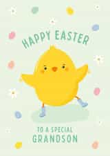 Little Chick Easter Card Grandson created by Macie Dot Doodles