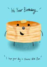 Pancake Birthday Card created by Dale  Barnes 