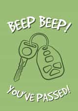 Driving test completed - passed your test - celebrate - beep beep created by @EmilySwallow