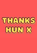 Thanks Hun created by Oliver James