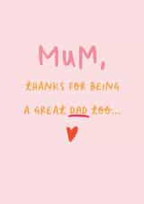 Father's Day Card for Mum created by Sweetlove Press