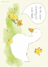 Mother's day card with ducklings created by Phoebe Cho