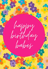 Happy birthday babes card created by Tiggy Dot