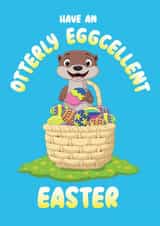 Have An Otterly Eggcellent Easter Card created by Dee Cresswell