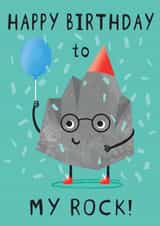 Birthday wishes for the absolute rock in your life! created by Dinky Rouge