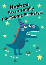 Nephew Roarsome Birthday Card created by @Laura Lonsdale Designs