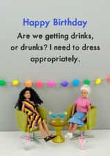 Birthday Drinks created by Bold & Bright Cards