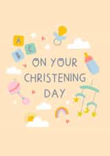 On Your Christening Day Card created by Zoe Spry