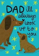 Dog fathers day card 1000 created by Faye Finney