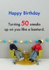 Turning 50 created by Bold & Bright Cards