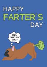 Happy Farter's Day Frenchie created by @Cupsie's Creations