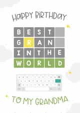 Wordle gran  created by Lucy Rose Party