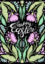 Folk Floral Easter created by Fantastical Fun Shop