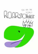 Totally Awesome Dinosaur Card created by Wonder Love
