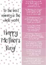 Mother's Day Coupon Card created by Rhymes To Remember