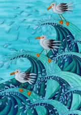 Seagulls Surf created by Nicky Stevenson @Random Fish