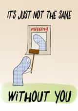 Laundry day drama. Missing you! created by shackledlettuce designs