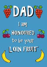 Fruity card for Dad created by Punnycarddesigns