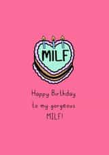 Milf Birthday Card created by Highgrove Cards