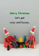 Cozy and boozy created by Bold & Bright Cards
