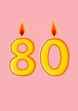 80th Birthday Candles created by Martina Scott