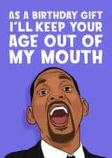 I'll Keep Your Age out of my mouth - Funny Oscar Birthday Gift created by Bubble&Cheek