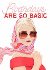 Anna Delvey’s Basic Birthday Card created by URGHH Card Co.