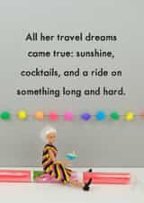 Travel dreams created by Bold & Bright Cards