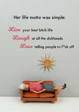 Live Laugh Love created by Bold & Bright Cards