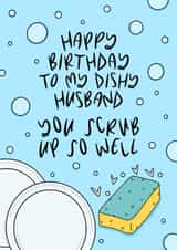 Happy Birthday Dishy Husband created by Muses & May 