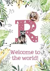 New Baby for Name Beginning with R Animal Themed, Gender Neutral created by Kate Moby