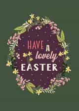 Easter Egg Floral Desing  created by Melmade Stationery