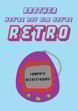 Brother Retro Birthday Card created by @Laura Lonsdale Designs