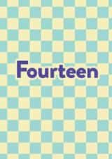 Fourteen Birthday Card created by Paper Plane