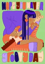 Groovy Day Birthday Card created by Jenny Davis