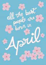 April Birthday created by Emma Blue