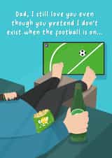 Football Dad, card created by Sophie Larsson