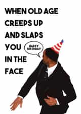 Funny Will Smith Happy Birthday Old Age Creeps Up On You created by LeeBella