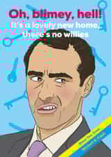 oh, blimey, hell! -  Stath lets Flats new home card created by Rulu