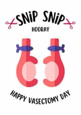 Happy Vasectomy Day created by Fiona Wade