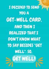 Funny Get-well card created by Night designs