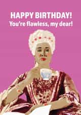 Bridgerton 2 card featuring Queen Charlotte created by Kwirk Cards