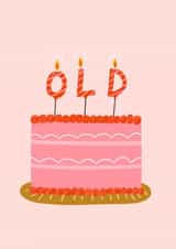 Old Birthday Candles Card created by Amelia Ellwood
