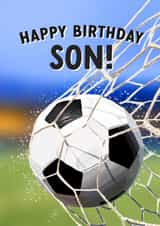 Son Football Birthday card created by Evie Garnett Designs
